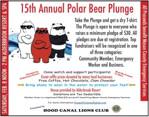 Hood Canal Lions Polar Bear Plunge 2025