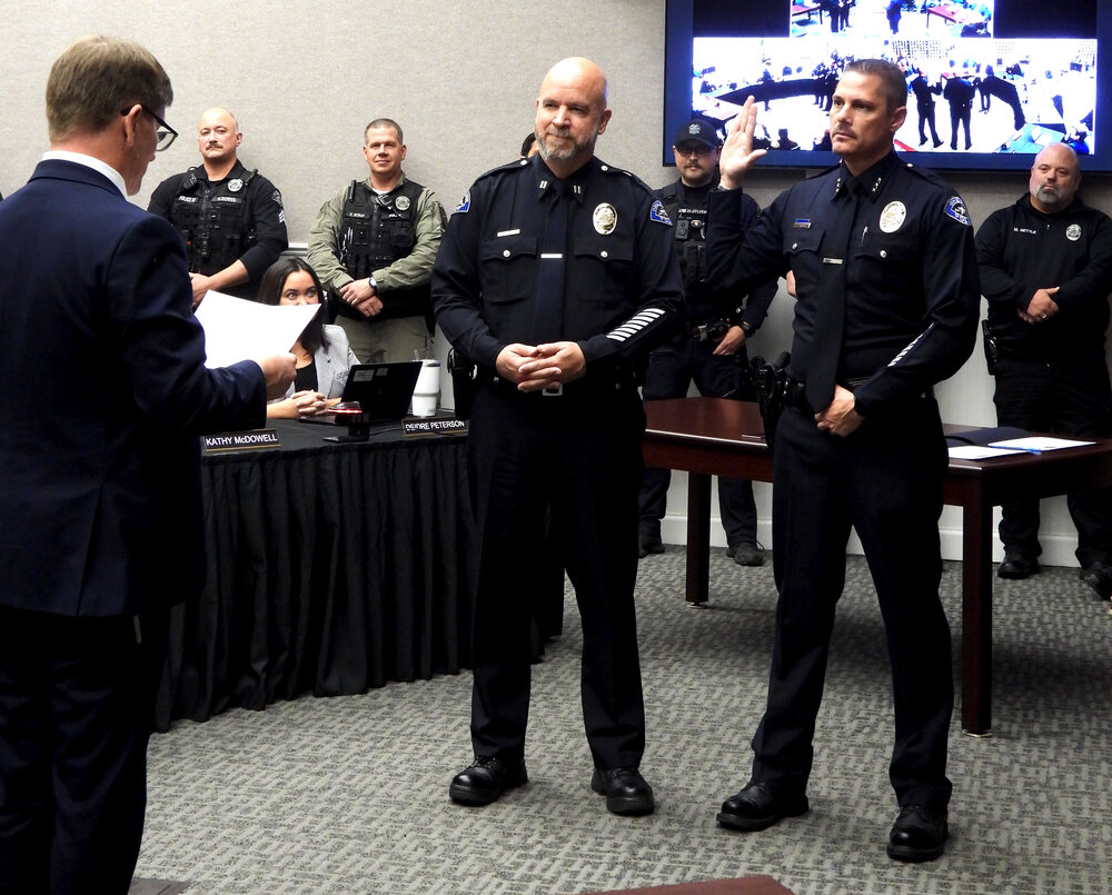 City Swears In New Police Chief, Captain - Shelton-Mason County Journal